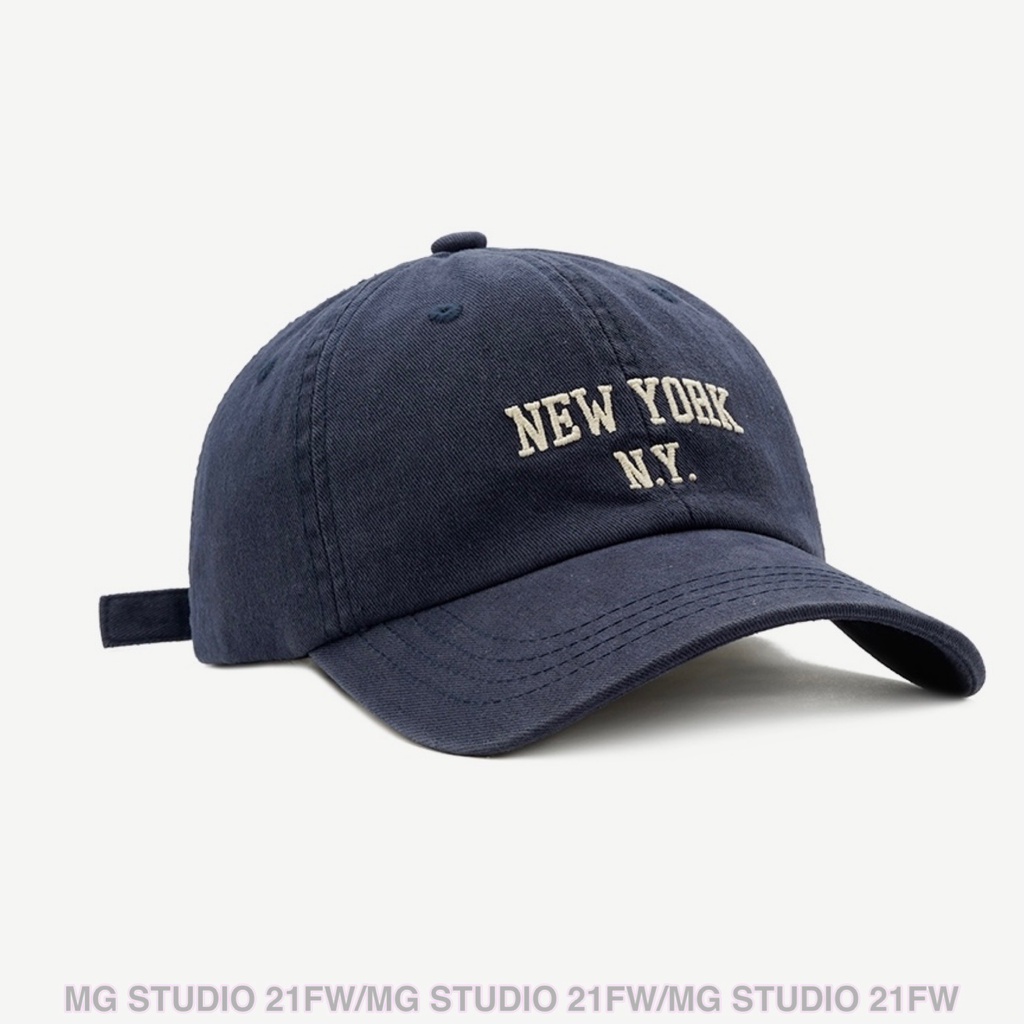 Mugua Sản Phẩm MG STUDIO / Mũ Bóng Chày Nhỏ Mềm Mại Thêu Họa Tiết Đường Phố Hàn Quốc Chất Lượng Cao Cho Nữ
