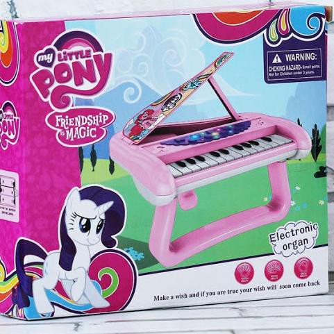 Đồ Chơi Đàn Piano Hình Ngựa Pony Nhỏ Xinh Giáo Dục Sớm Cho Bé Gái