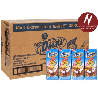 [01 Thùng] Sữa lúa mạch cacao DMalt - nhập khẩu Thái Lan