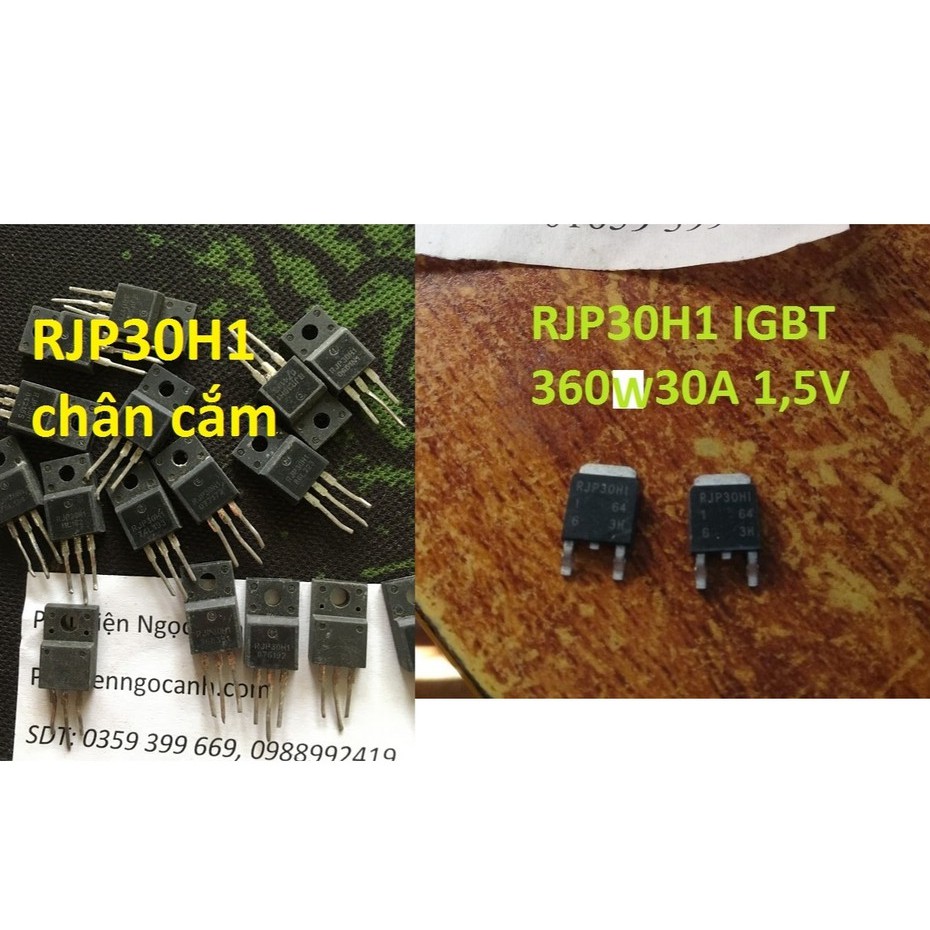 RJP30H1 igbt 30H1 loại dán và chân cắm 360V 30A bóc máy chất lượng cao ,RJP 30H1