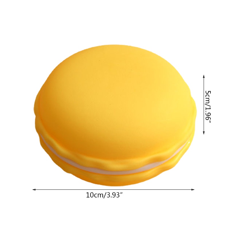 Hộp Đựng Trang Sức / Bông Tai / Vòng cổ Hình Bánh Macaron Khổng Lồ Nhiều Màu Dễ Thương