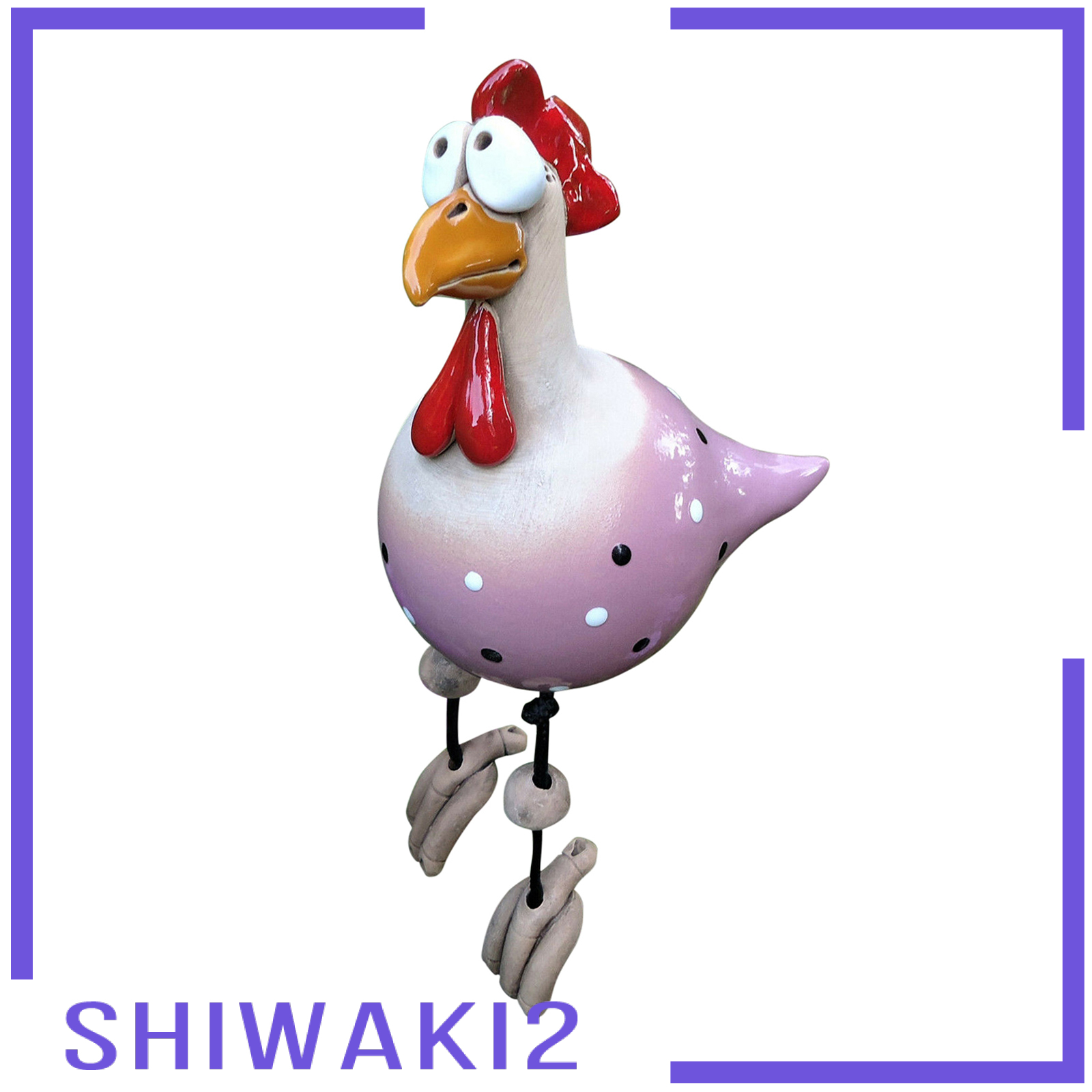 [SHIWAKI2]Chicken Figurine Resin Statue Festival Gifts Patio Yard Art decorate