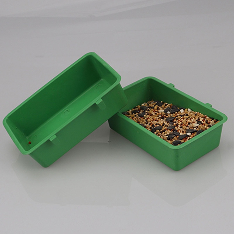 Khay Đựng Thức Ăn Bằng Nhựa Có Móc Treo Tiện Dụng Cho Chim / Vẹt