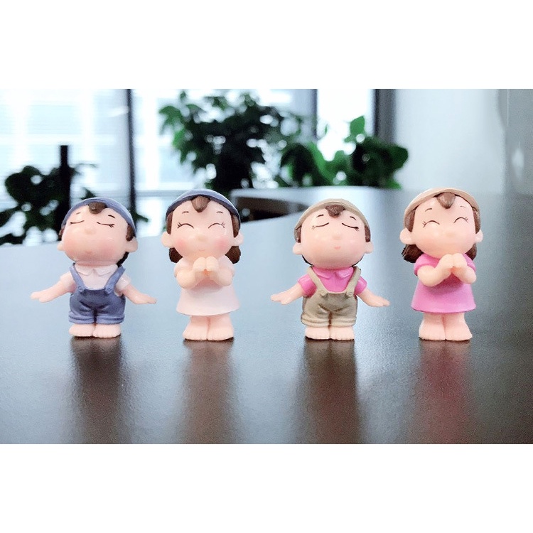 Trang Trí Ô Tô Bàn Làm Việc Phòng Khách Cặp Đôi Nam Nữ Cực Xinh - Phụ Kiện Decor Xe Hơi Hitechlife Cao Cấp Giá Rẻ