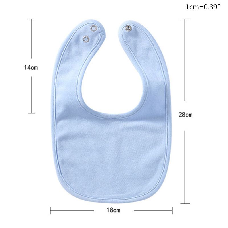 Bộ 3 Yếm Ăn Vải Cotton Mềm Thoáng Khí Chuyên Dùng Cho Bé Sơ Sinh