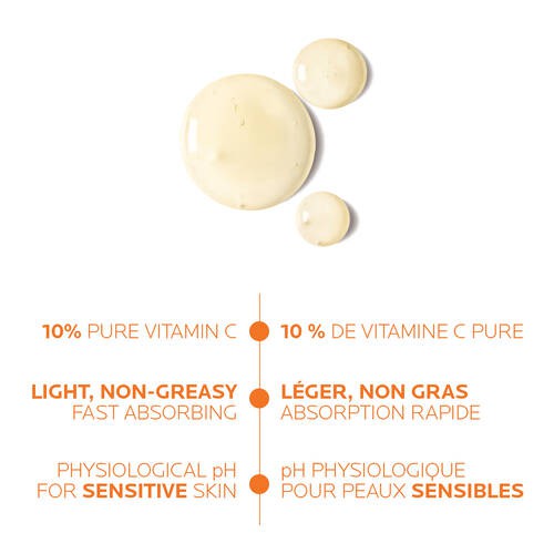TINH CHẤT DƯỠNG SÁNG DA La Roche Posay C10 PURE VITAMIN C SERUM 10ML sample