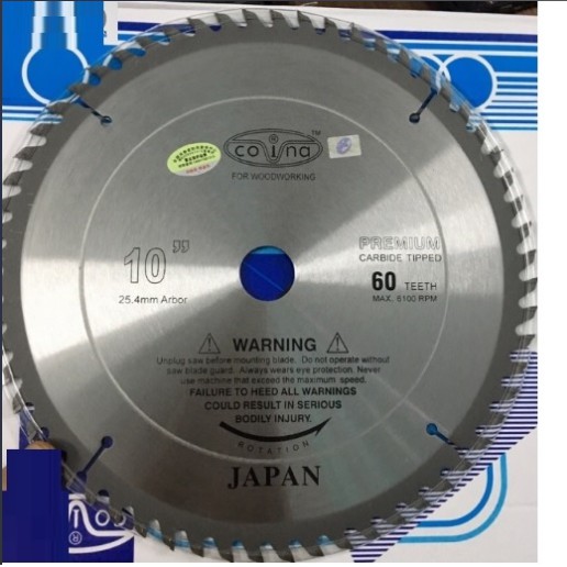 LƯỠI CƯA GỖ COVINA 255MM 60 RĂNG