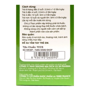 - Siro ho thảo dược (Chai 90ml) - Chiết Xuất Lá Thường Xuân Công Thức Cải Tiến