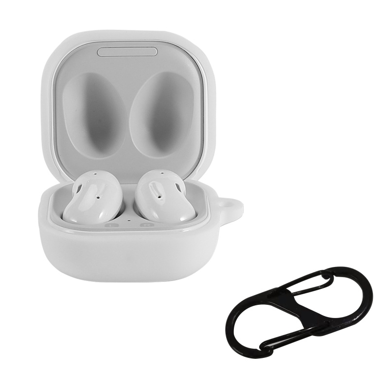 【3C】Ốp bảo vệ hộp sạc tai nghe không dây One-piece bằng silicon mềm chống bụi có thể giặt được cho S-AMSUNG Galaxy-Buds live