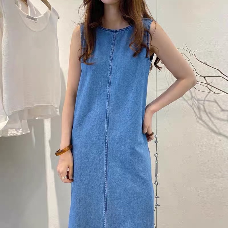 Đầm Jean Dáng Suông Dài Taobao Order Kèm ẢNH THẬT