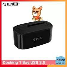 [HàngTốt] Đế cắm ổ cứng(Docking)có 1 khe cắm: 3.5" và và 1 khe cắm 2.5" SATA 3 USB 3.0 Orico 6218_Chính hãng BH 12T