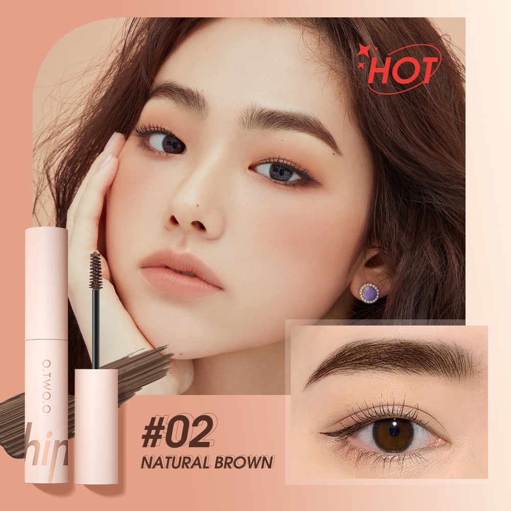 Gel kẻ lông mày O.TWO.O 4ml chống nước 4 màu tùy chọn tự nhiên dùng trang điểm làm đẹp | BigBuy360 - bigbuy360.vn