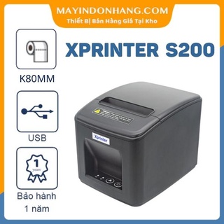 Máy in hoá đơn Xprinter S200ii - máy in khổ K80mm Gprinter Gainscha GA-E200I [USB + LAN]
