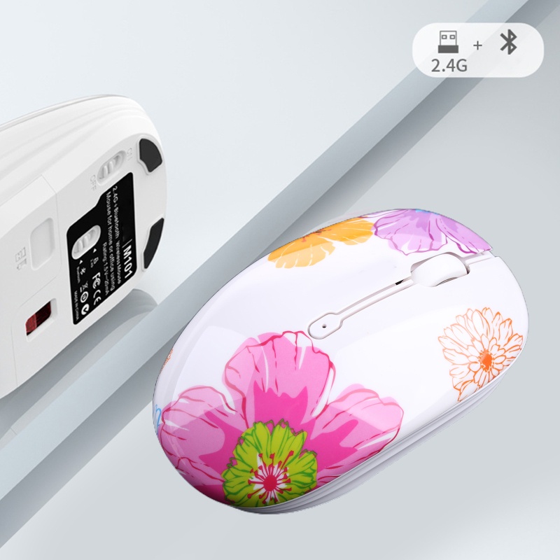 Chuột Không Dây m101 Hai Chế Độ Có Kết Nối Bluetooth Dùng Để Chơi Game