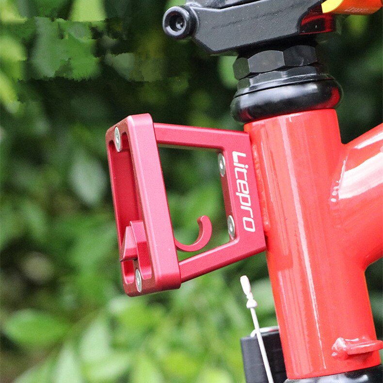 Giá Đỡ Gắn Phía Trước Yên Xe Đạp Brompton Bằng Hợp Kim Nhôm