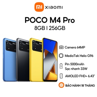 Điện thoại xiaomi poco m4 pro - amoled 90hz - bộ ba camera 64mp - sạc nhanh 33w - chính hãng