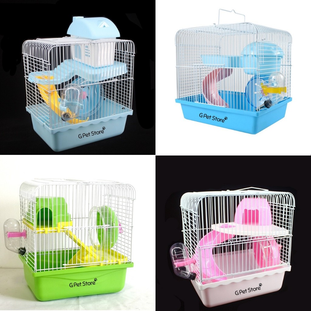 Lồng hamster 2 tầng size nhỏ