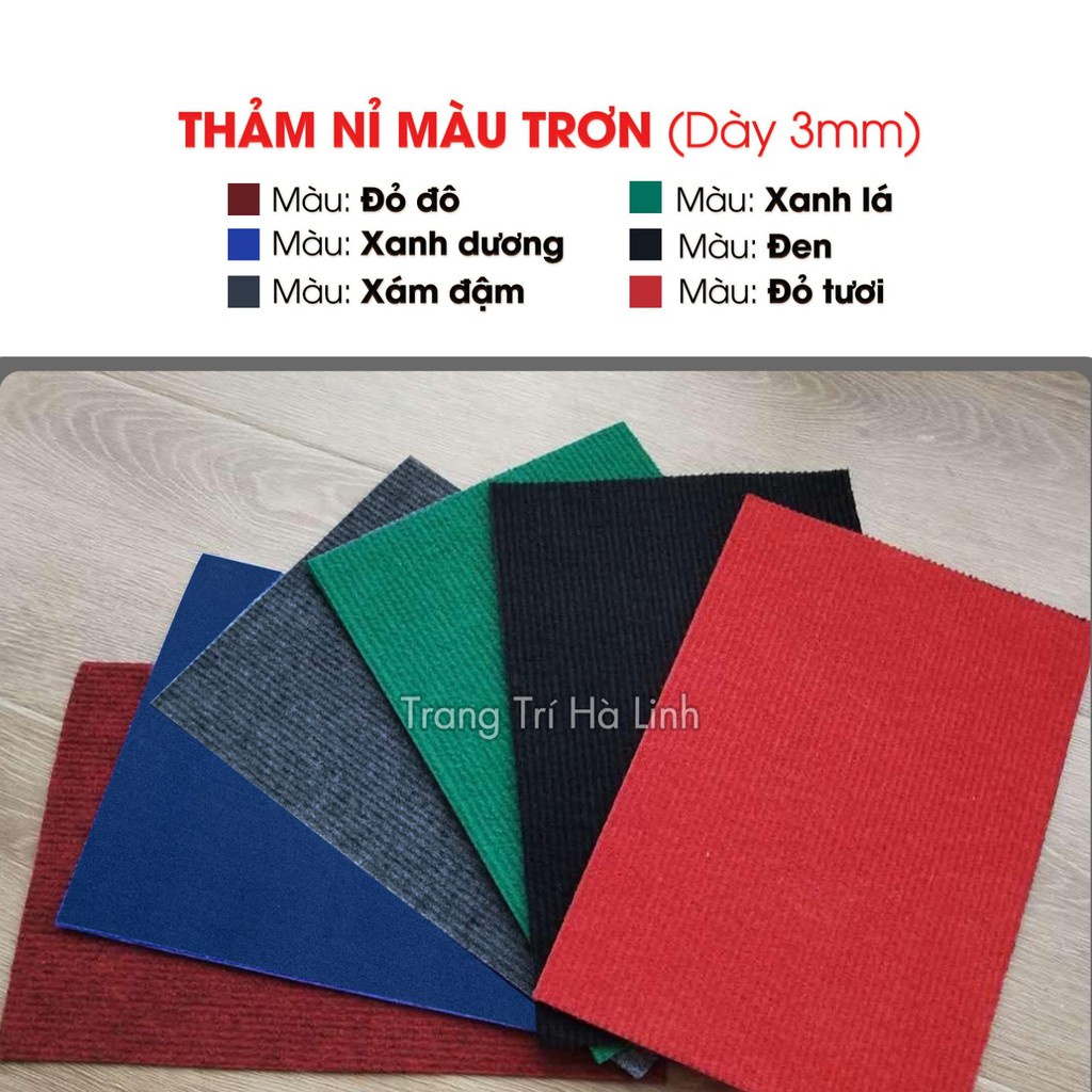 Một mét vuông thảm trải sàn thảm ni lót sàn sự kiện hội nghị đế dày - (1 mét vuông tương đương 2m x 0,5m)