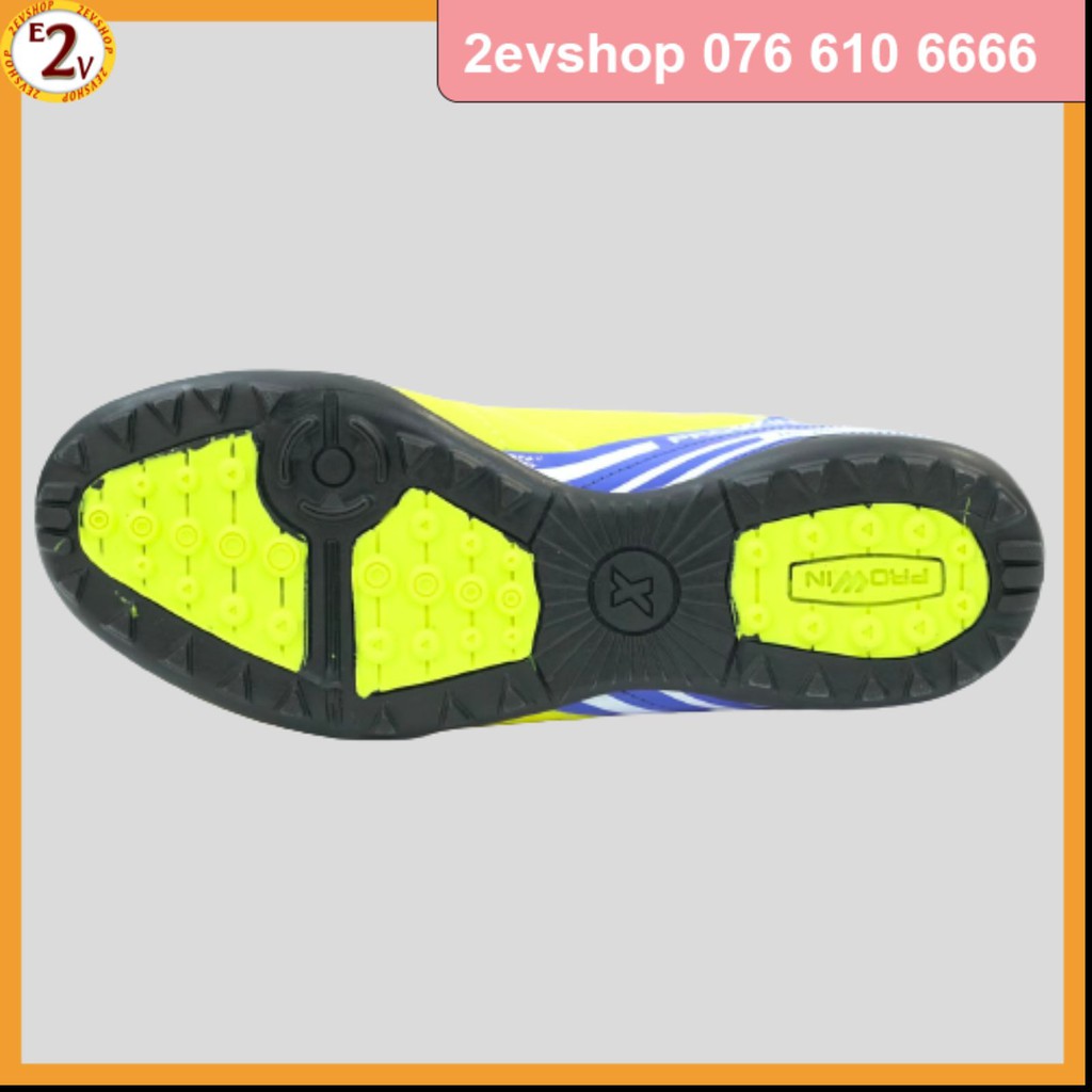 Giày đá bóng thể thao nam Prowin RX Vàng, giày đá banh cỏ nhân tạo chất lượng - 2EVSHOP