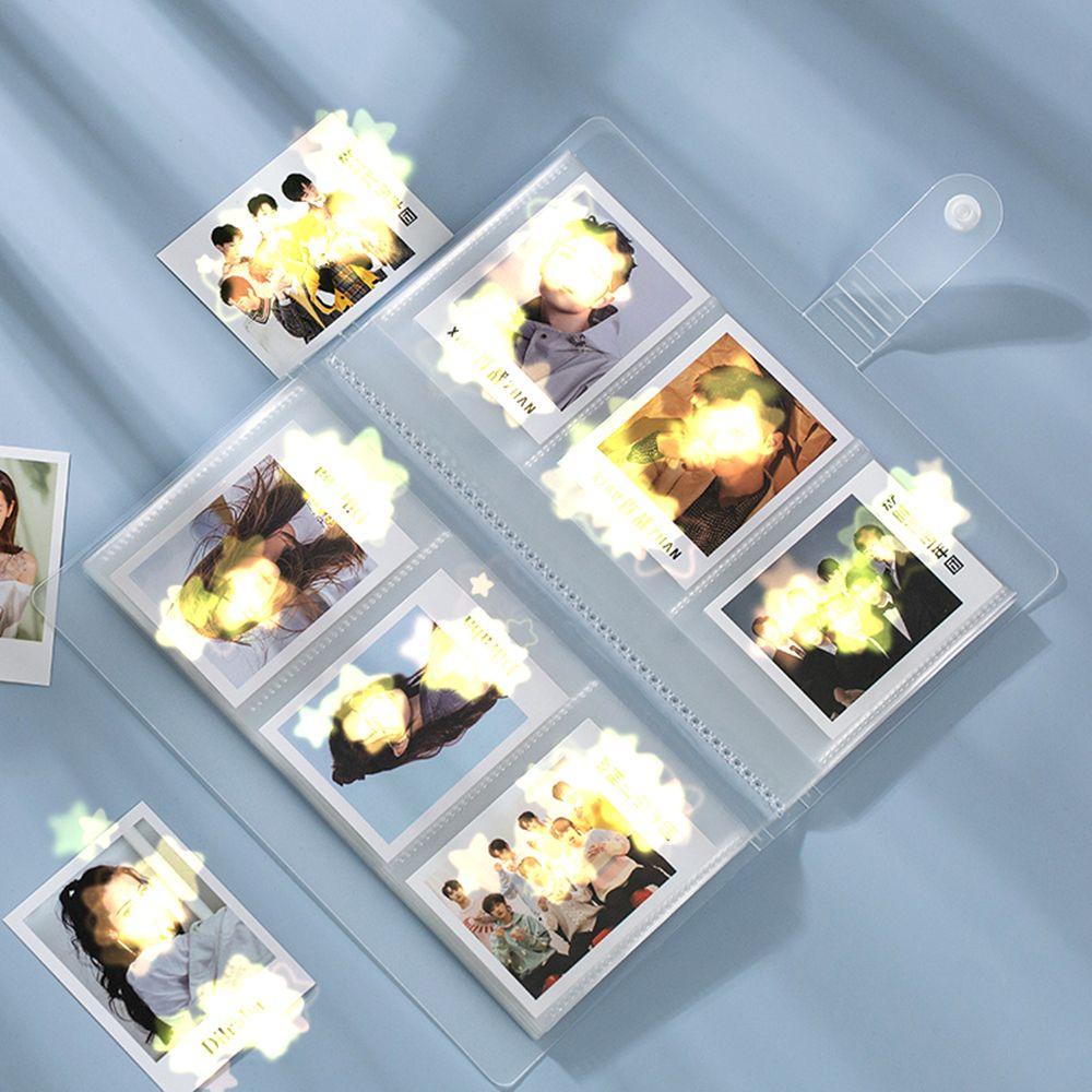 Album Đựng Thẻ Kèm Nút Bấm Họa Tiết Cầu Vồng