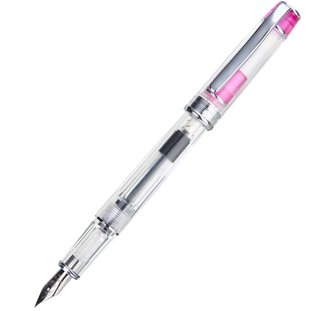 1 Bút Máy Ngòi Mảnh 0.38mm SUNG 3003 Bằng Nhựa Trong Suốt
