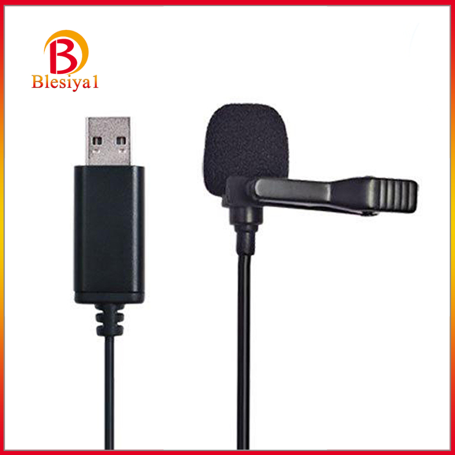 Micro Ngoài Usb Blesiya1 Có Kẹp Gắn Cổ Áo & Dây Cáp Cho Điện Thoại Thông Minh / Laptop / Pc