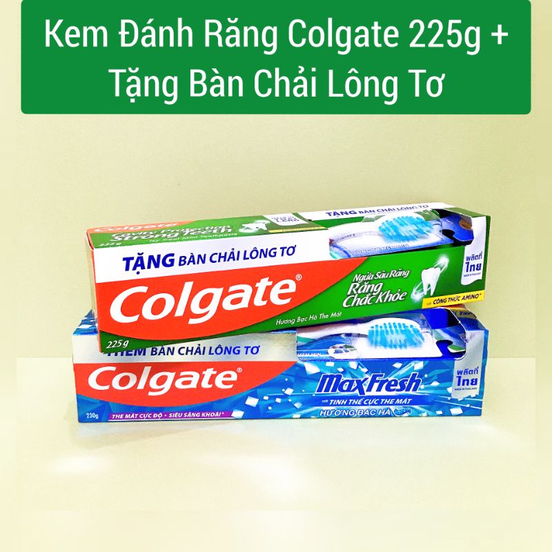 Kem đánh răng Colgate Tặng kèm Bàn Chải