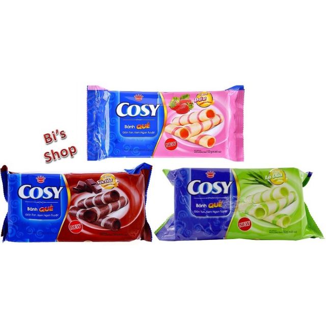 Bánh quế Cosy Kinh Đô đủ vị bịch 132g