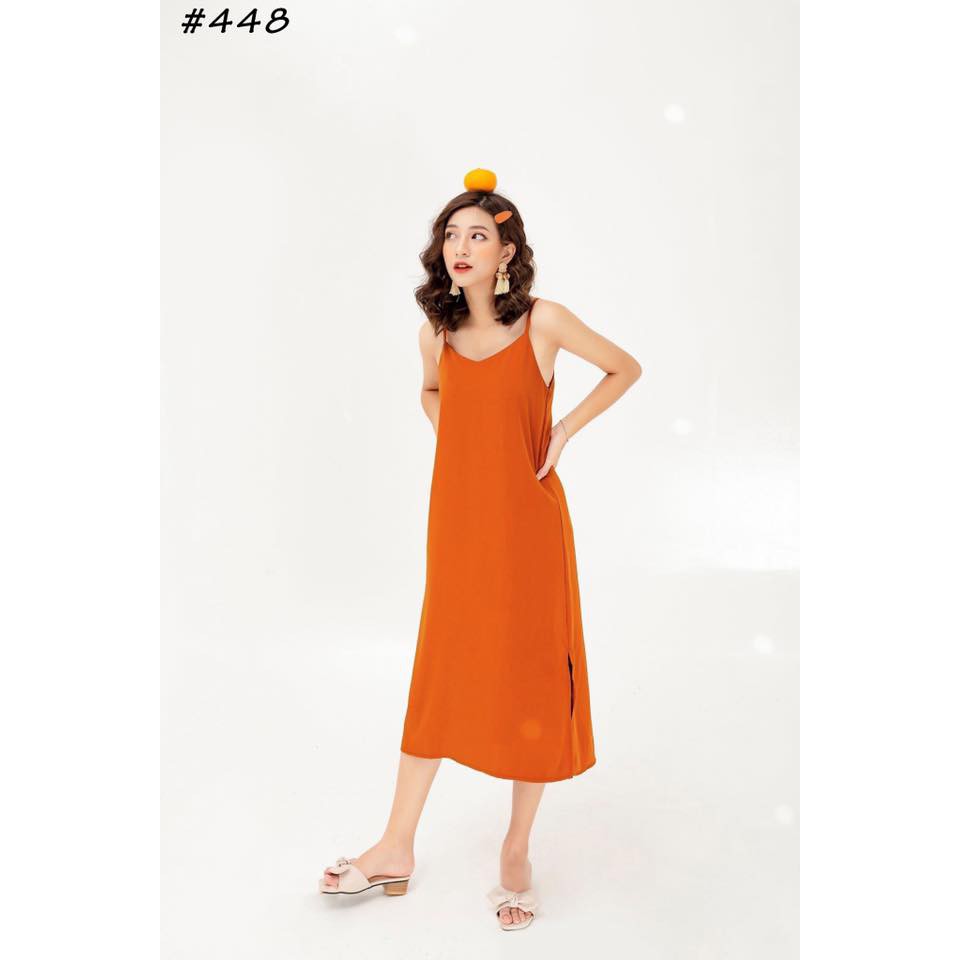 ĐẦM 2 DÂY NHIỀU MÀU CHẤT LỤA MỀM MỊN PHONG CÁCH [KÈM ẢNH THẬT]