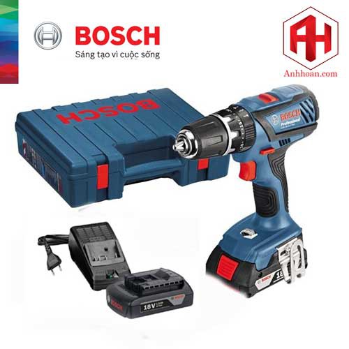 Máy khoan pin Bosch 18V GSB 18-2-LI Plus (SET 1.5Ah)