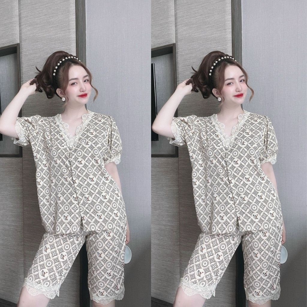 Đồ ngủ Pijama ️FREE SHIP️Đồ ngủ Nữ Dễ Thương Lụa Cao Cấp mềm mịn < 63Kg