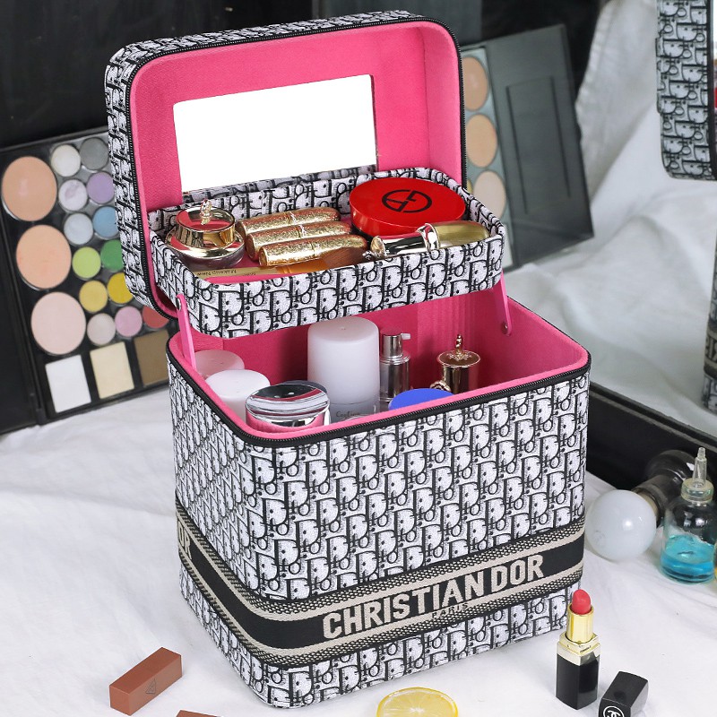 New style, new style, hot sale, Multi-function cosmetic bag, super large capacity, female portable new 2020 super product box, high-class feeling suitcase