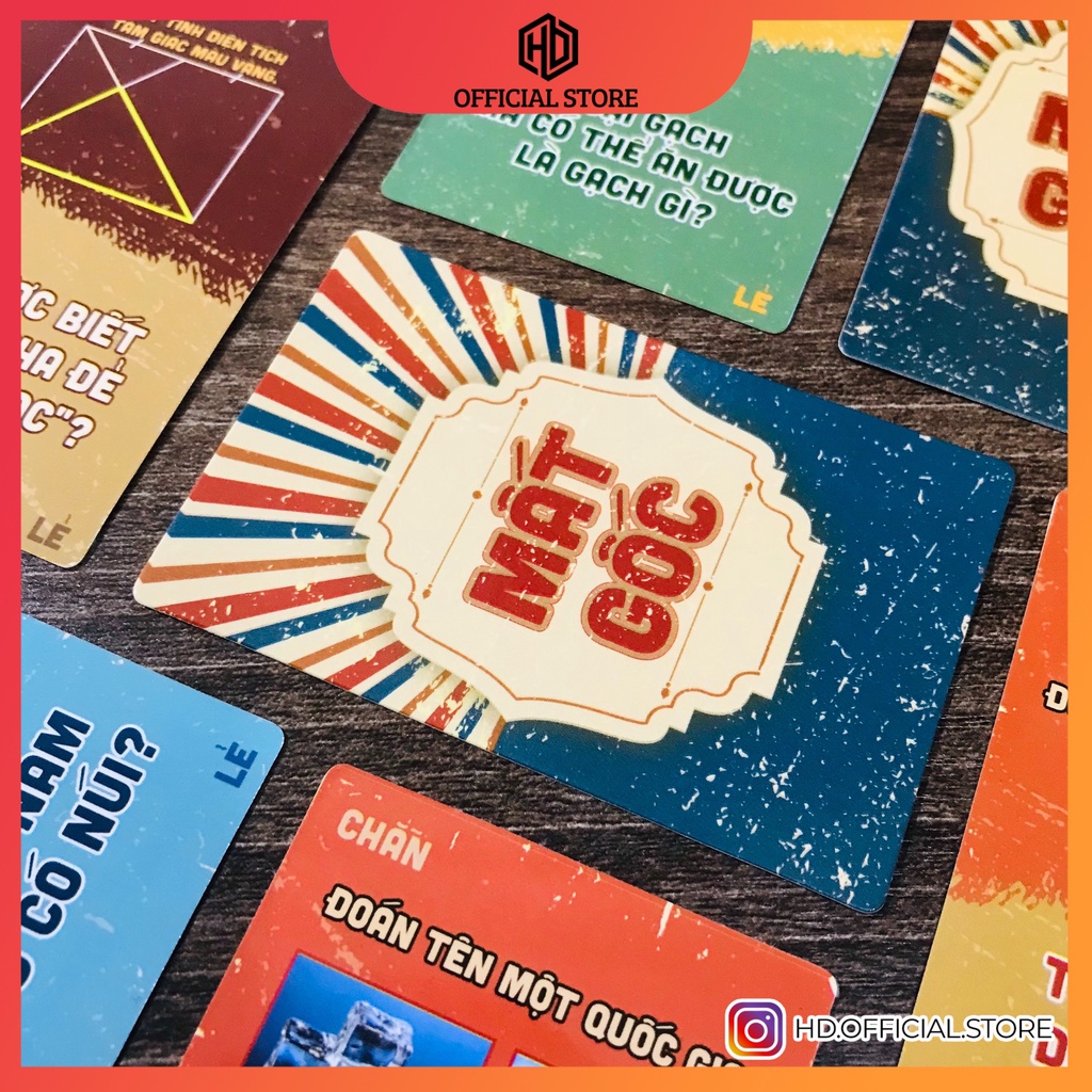 Bộ Bài “Mất Gốc” - Tổng Hợp Kiến Thức Các Môn Học, Drinking Game Ôn Bài, Vừa Học Vừa Chơi, Vui Quên Lối Về