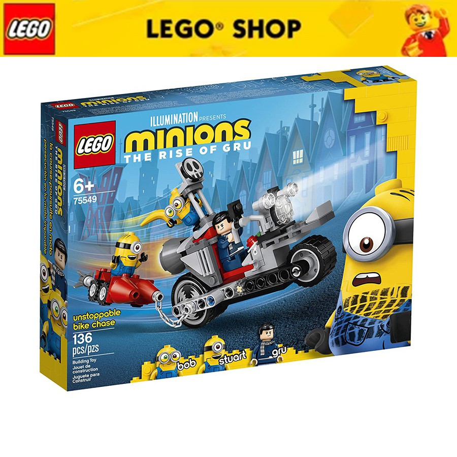 LEGO MINIONS 75549 Cuộc Truy Đuổi Tốc Độ ( 136 Chi tiết)