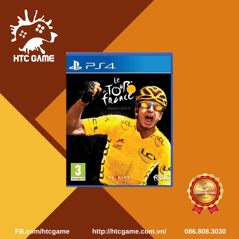 Đĩa game Le Tour de France season 2018 dành cho máy PS4