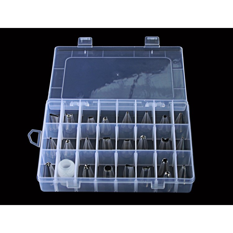 Hộp 24 đui trang trí bánh kem (kèm theo chốt đui)