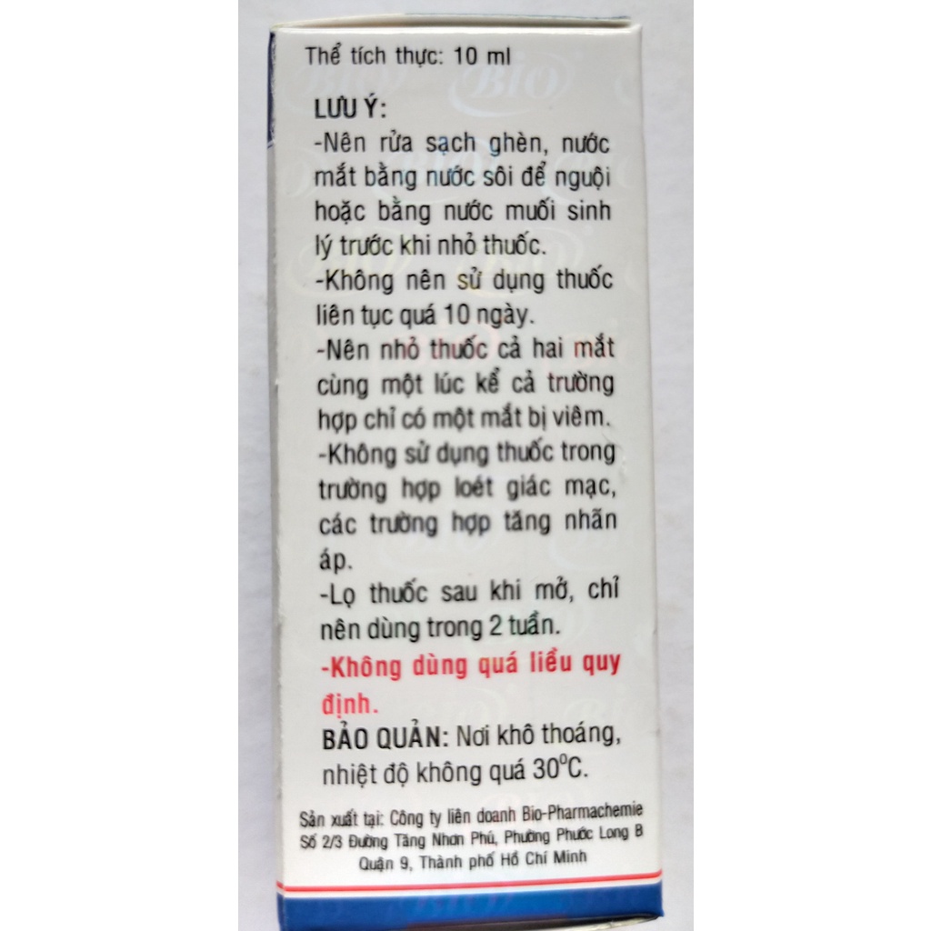 BIO-GENTADROP 10ml Dùng cho gia súc, gia cầm, chó, mèo