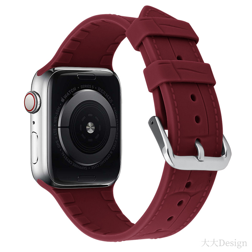 Dây Đeo Silicon T5 Đơn Giản Cho Đồng Hồ Thông Minh Apple Watch 38 42 40 44 mm Iwatch Dòng 6 Se 5 4 3 2 1