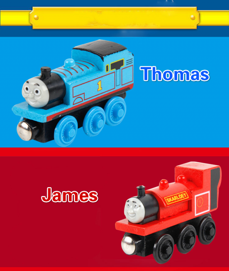 Đồ chơi tàu lửa Thomas And Friends bằng gỗ tùy chọn kiểu dáng