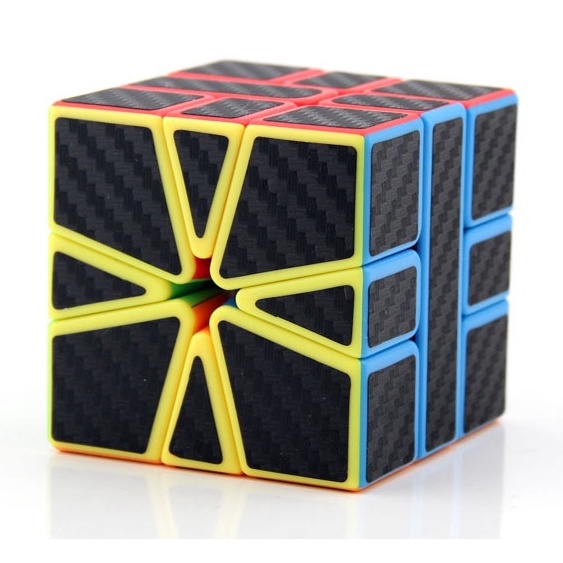 ✔️✔️ Khối Rubik Square -1 SQ-1 Rubik Biến Thể CARBON 6 Mặt Sticker FN1010 - XOAY TRƠN MƯỢT