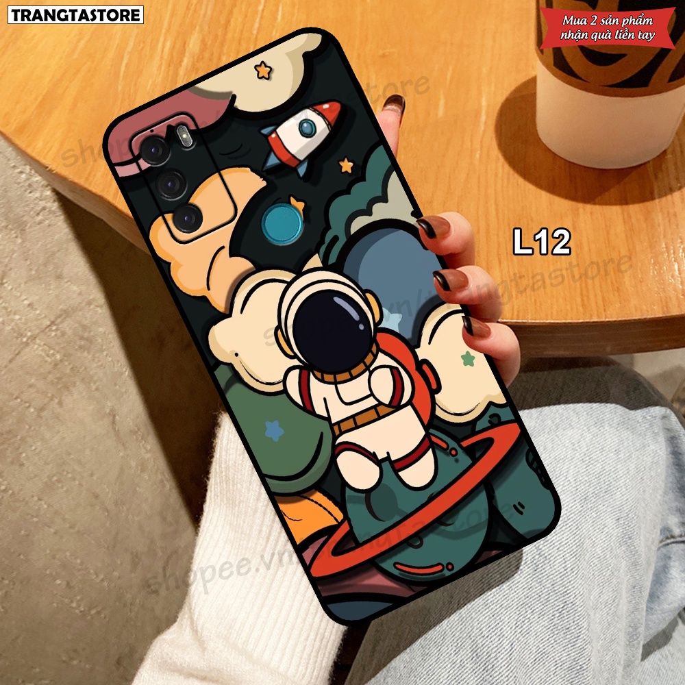 Ốp dẻo trong Vsmart Joy 4 - Star 5 - Live 4 in hình vũ trụ, phi hành gia, spaceX