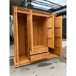 Tủ Áo gỗ gõ đỏ 1,8M X 2M