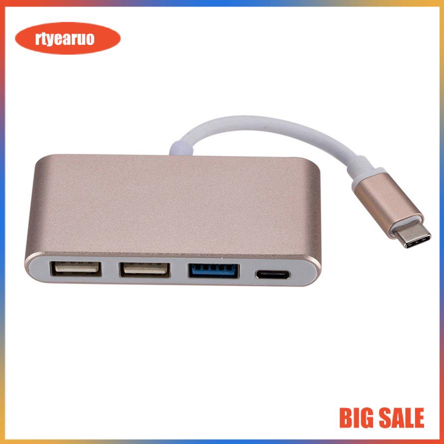 Bộ Chuyển Đổi 4 Trong 1 Từ Usb 3.1 Type-C Sang Usb Hub Type-C