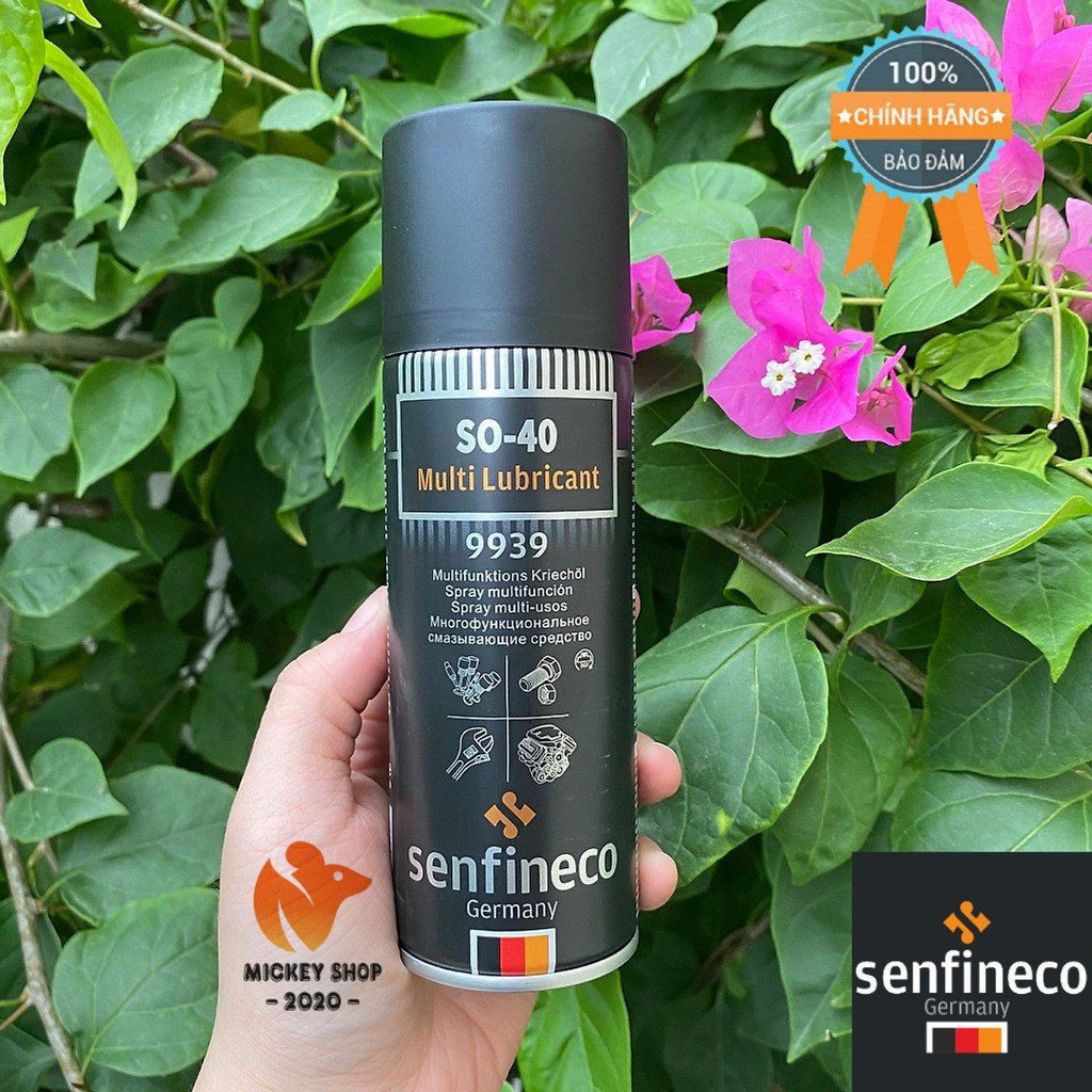 Bôi Trơn, Làm Sạch và Bảo Vệ Bề Mặt Chi Tiết Senfineco 9939 - 200ML SO-40 Multi Lubricant -CHÍNH HÃNG