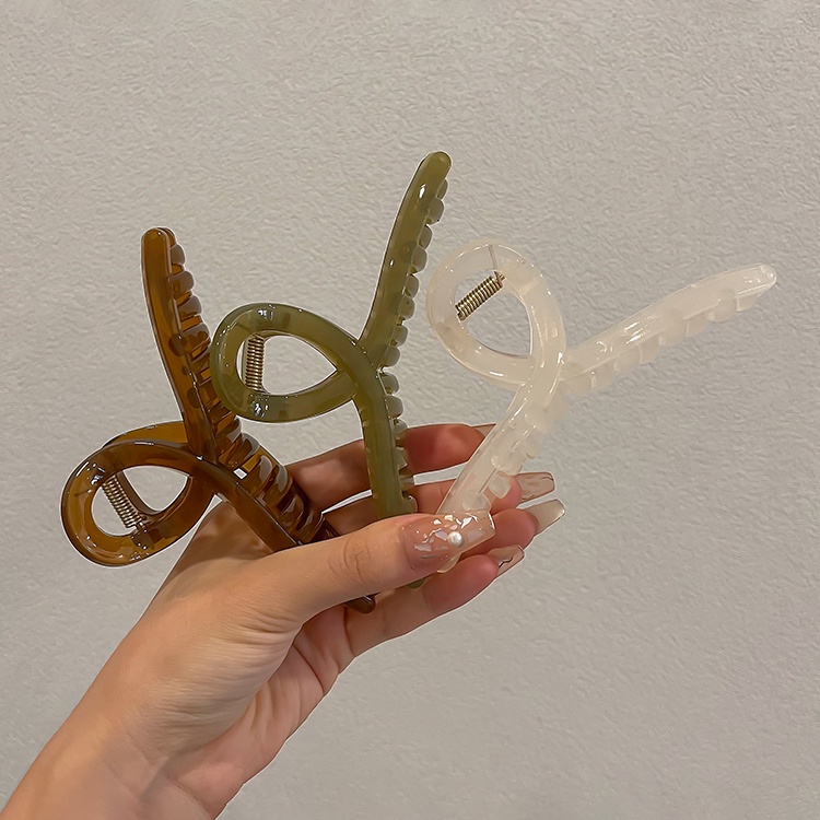 Kẹp tóc nhựa 17KM 12.5cm thời trang thanh lịch