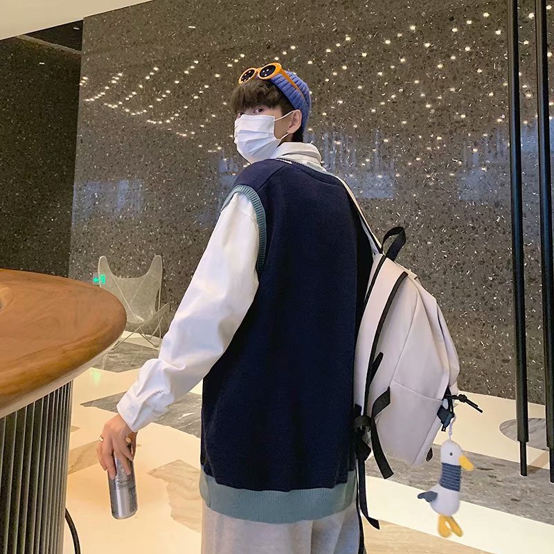 Áo len không tay cổ chữ V thời trang dành cho nam fashion bigsize áo len nữ kiểu hàn quốc áo len nam hàn quốc unisex