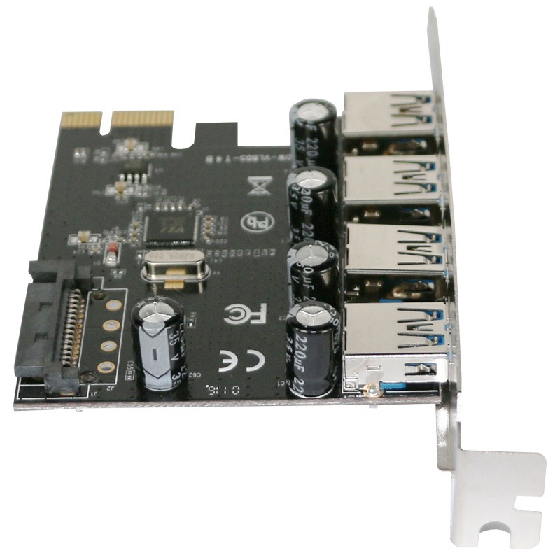 Card Chuyển Đổi Pci Express Ra 4 Cổng Usb 3.0 - Card usb 3.0 mở rộng 4 cổng usb