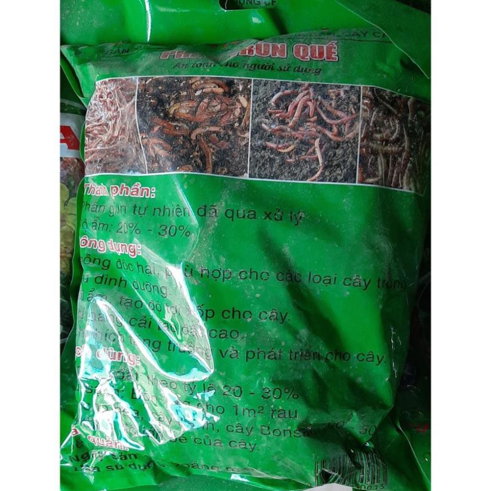 phân trùn quế 2kg (loại tốt) loại bột