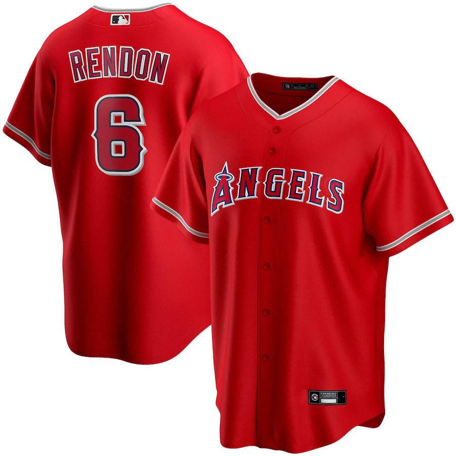 Áo bóng chày thể thao đội Los Angeles Angels mbl