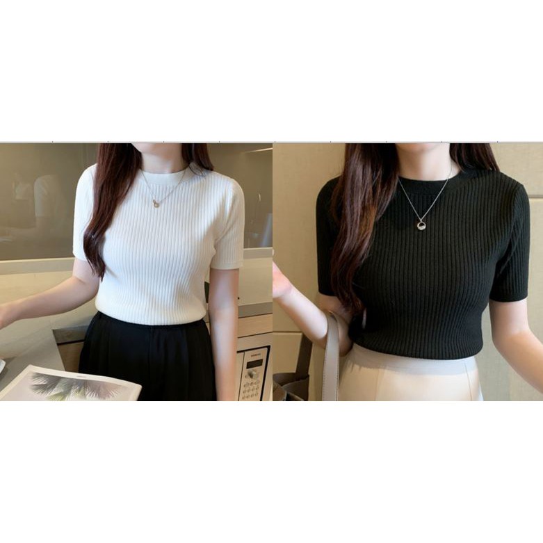 Áo Thun Dệt Kim Chất Lượng Cao Cho Nữ Giới